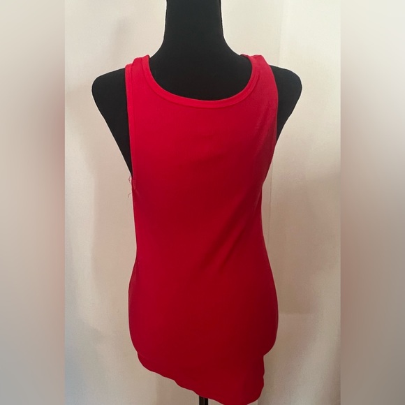 Boxercraft Red Ribbed Tank Top - Picture 2 of 3